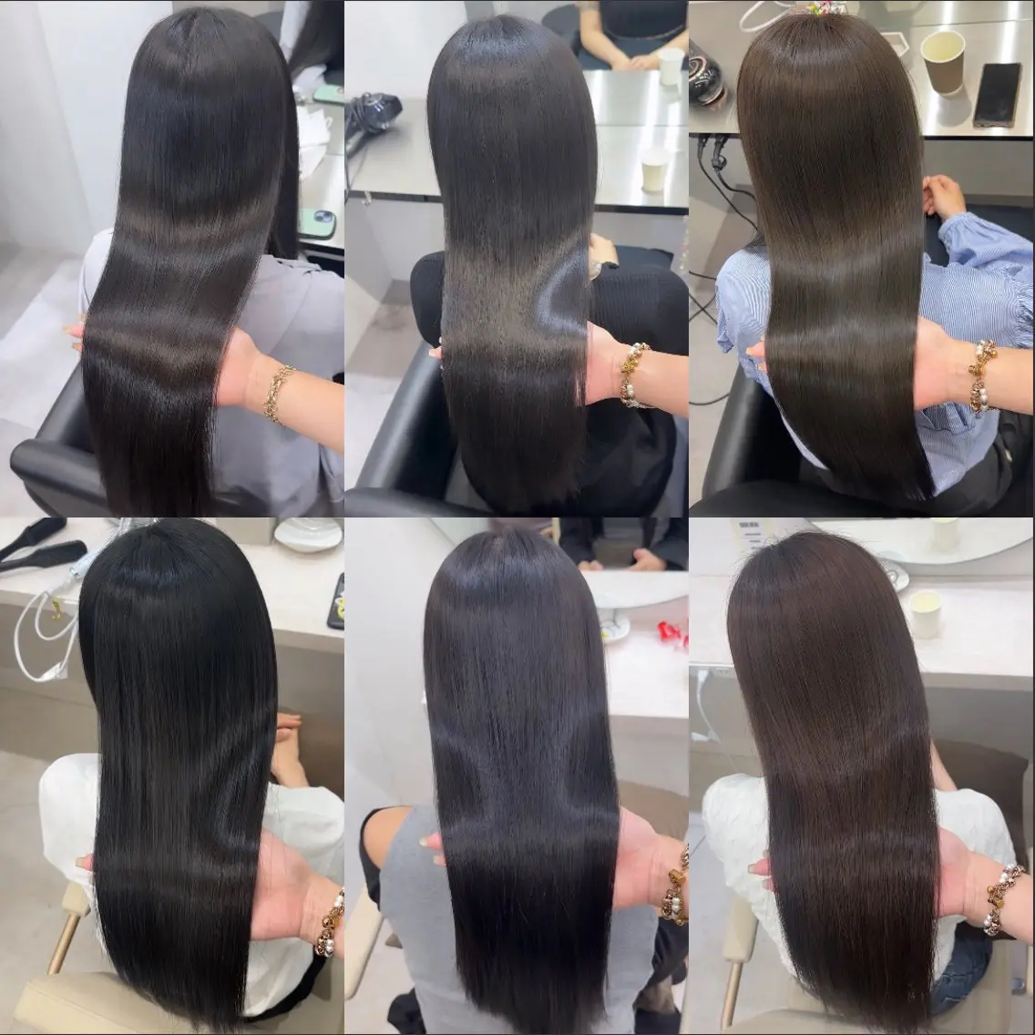 ロング カラー パーマ 透明感カラー ストレートパーマ 巻ける縮毛矯正 Sachi🐰のヘアスタイル