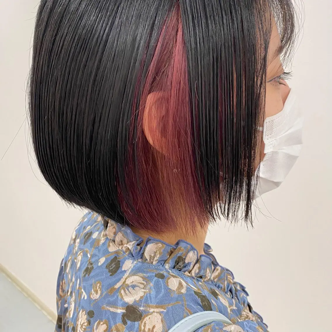 ショート カラー マンツーマン女性 美容師 奏のヘアスタイル