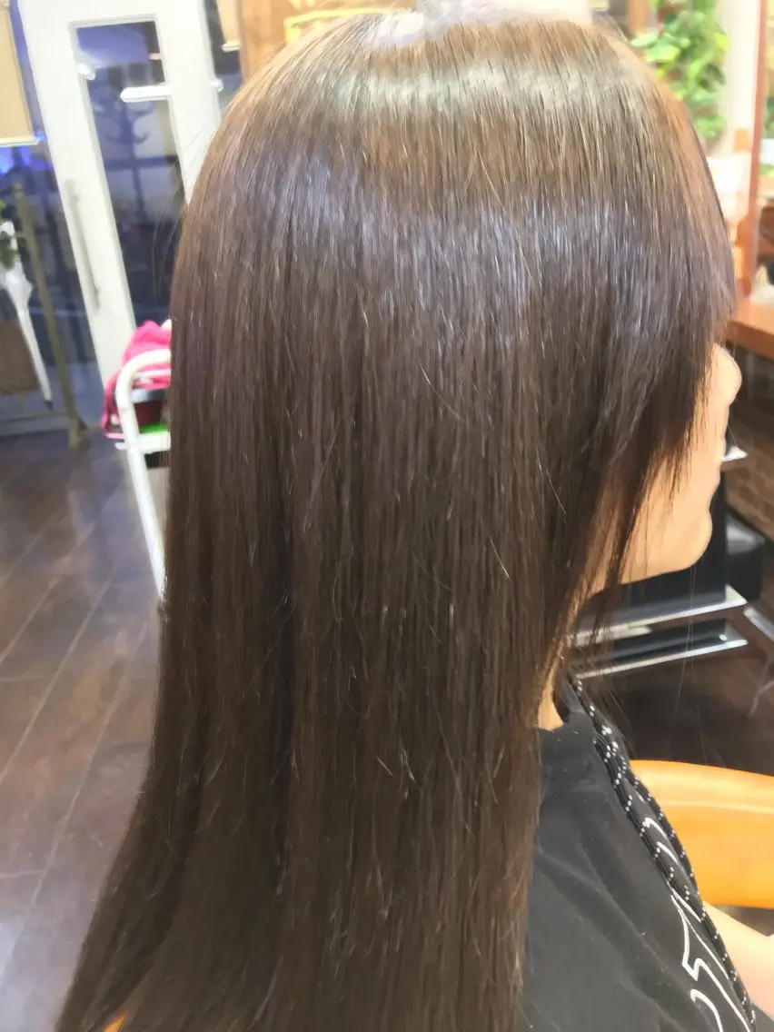 ロング パーマ 桧山 真のヘアスタイル