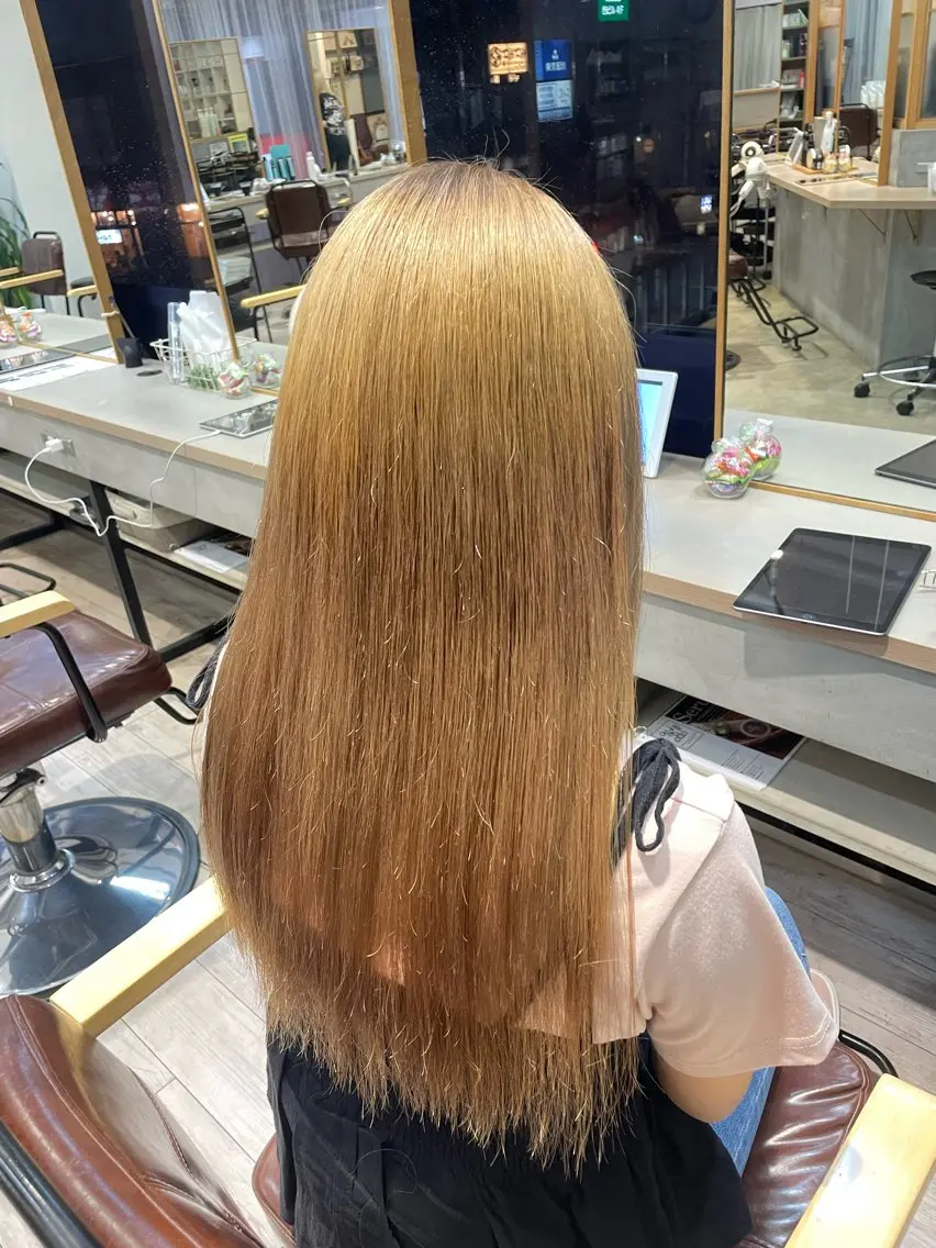 ロング カラー 後藤 舞衣のヘアスタイル