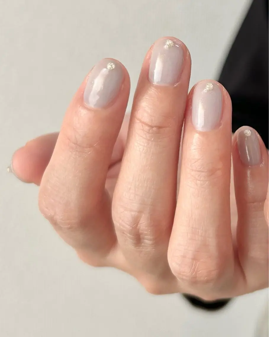 ネイル ニュアンスネイル ぷっくりネイル ハンドネイル 𓂃toi. 儚げnuanceのネイルデザイン