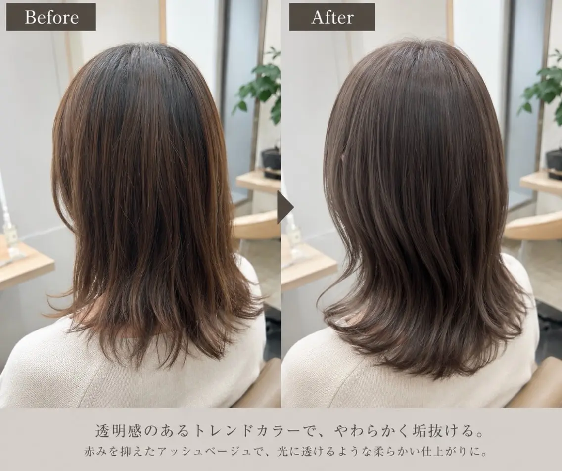 カラー ty-s peak 🎀りおん🎀のヘアスタイル