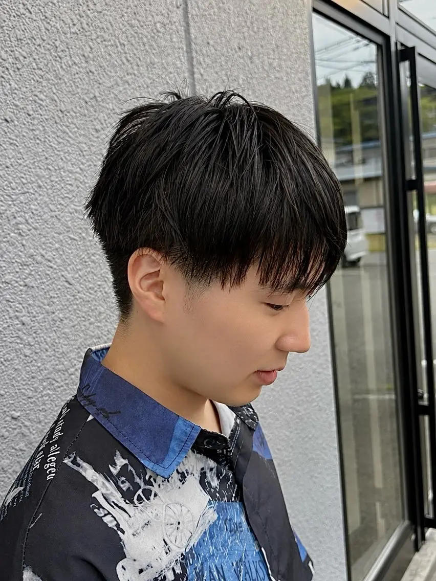 ショート メンズ there_ Issaのヘアスタイル