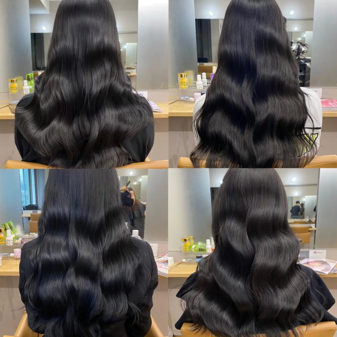 ロング カラー イルミナカラー トリートメント カット ヘアカラー トリートメント ヘアセット プル艶職人/ にしものヘアスタイル
