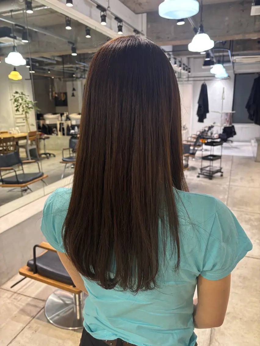 ロング カラー ヘアカラー ヘアアレンジ/ 透明感/あみ🫧🎶のヘアスタイル