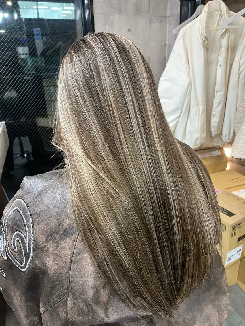 ロング カラー ヘアカラー LAFF きよののヘアスタイル