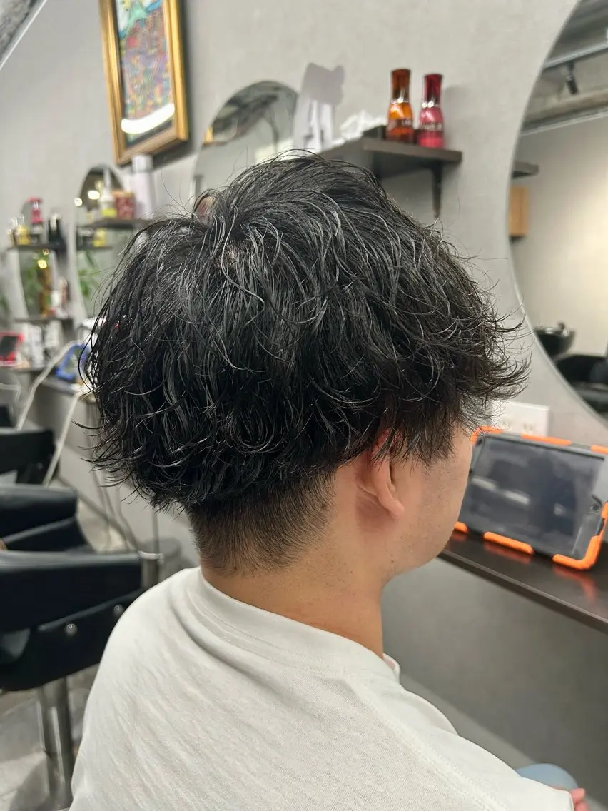 ミディアム パーマ カット パーマ ♦️お任せ美容師♦️ ★ヤマフジ★のヘアスタイル