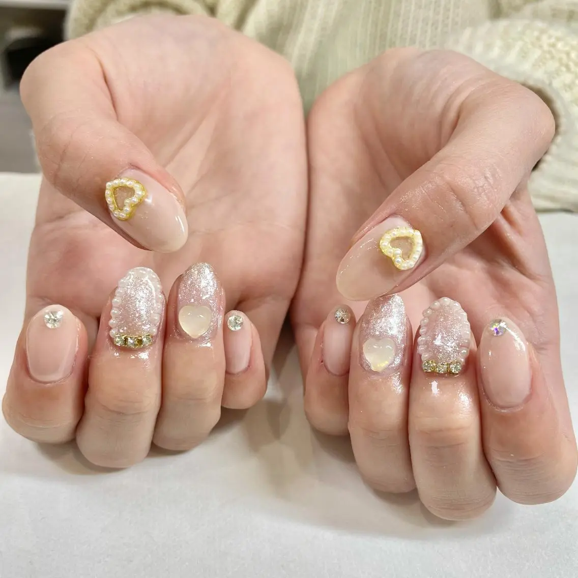 ネイル キラキラネイル ハンドネイル フットネイル 🎀AYAKO 🎀中韓ネイルのネイルデザイン