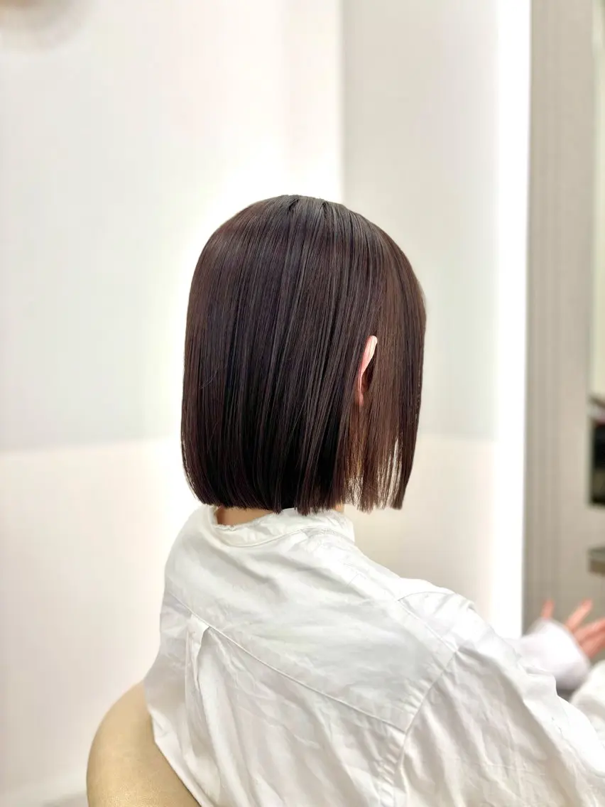 ミディアム ボブ TriumpH 天王寺 miko🩵のヘアスタイル