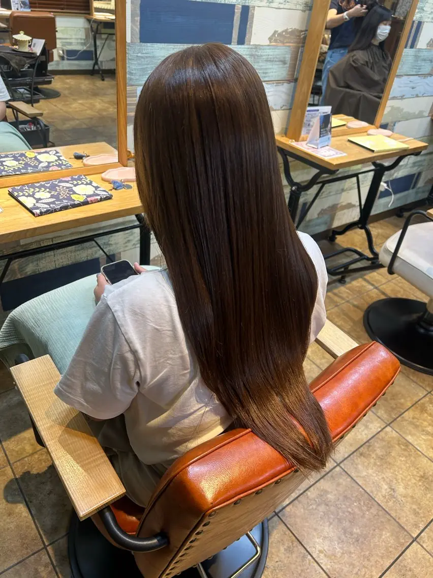 カラー ミディアム ✂️林　菜々美のヘアスタイル