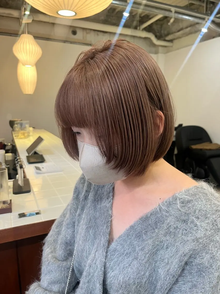 ショート カラー Sanaダブルカラー ✨️パルコ徒歩1分のヘアスタイル