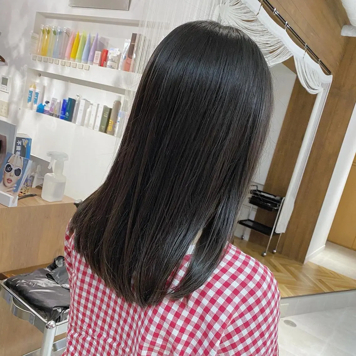 セミロング 髪質改善 髪質改善特化 安東駿介のヘアスタイル