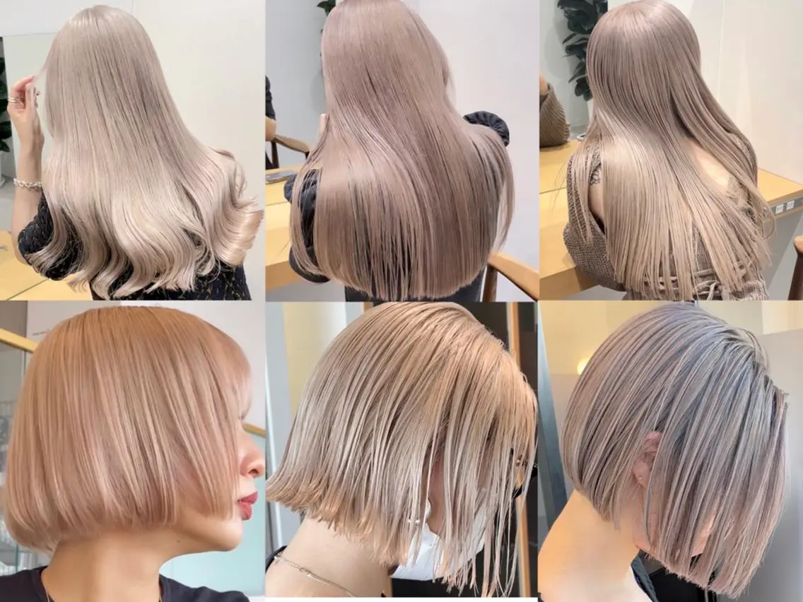 カラー ロング ヘアカラー トリートメント ケアブリーチ/ レイヤー/vardyのヘアスタイル