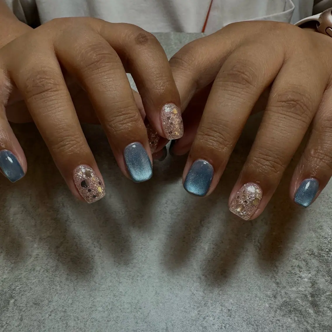 ネイル マグネットネイル ハンドネイル nailsalon nuit.のネイルデザイン