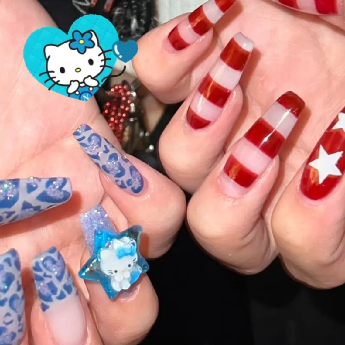ネイル ロングネイル 8appy ARTstudioのネイルデザイン