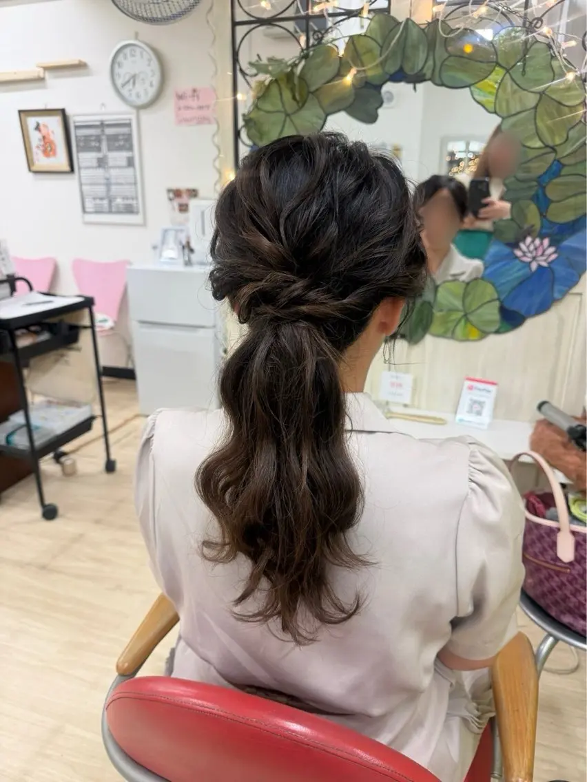 ヘアアレンジ ヘアーアレンジ 新橋銀座、着付けのヘアスタイル