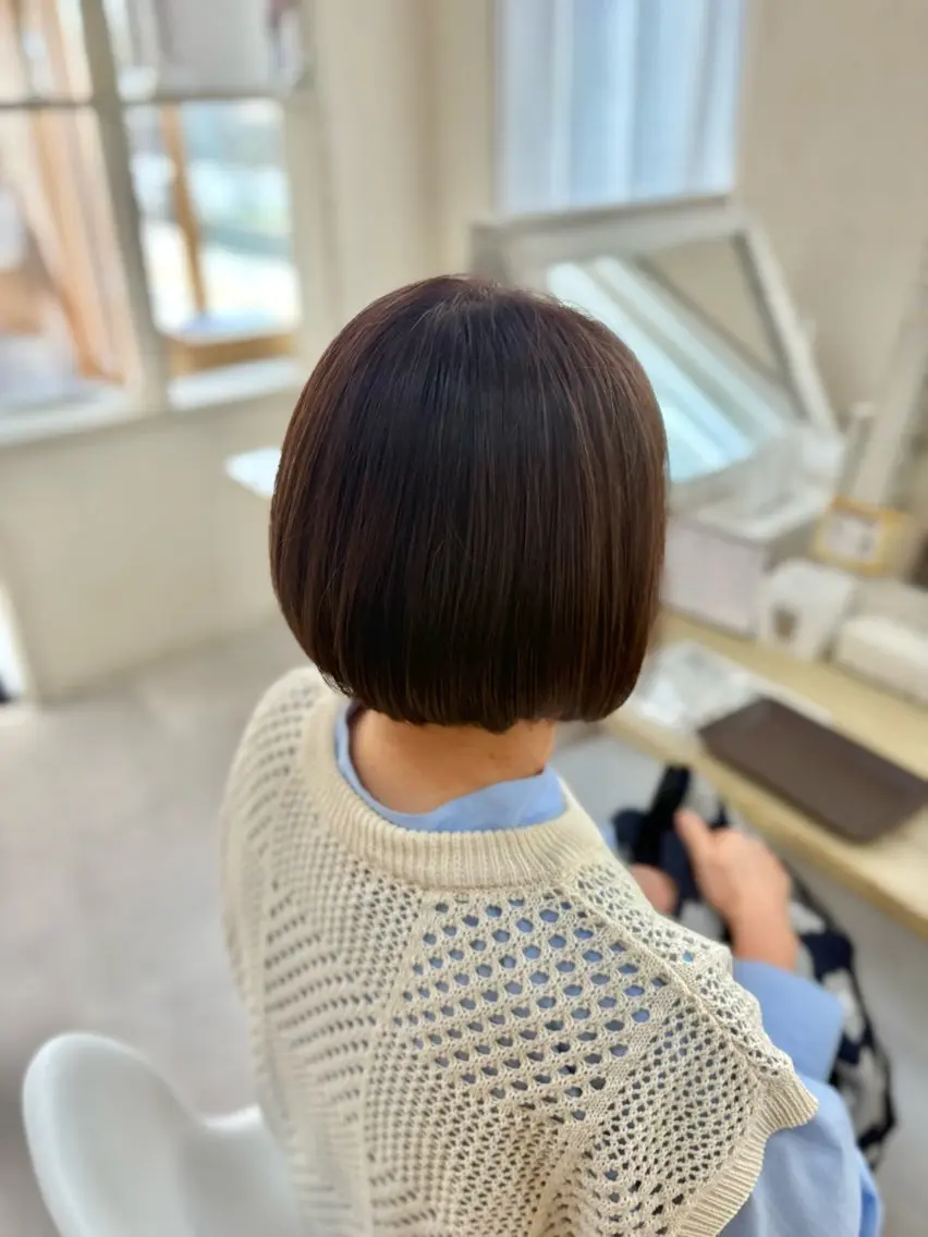 ショート カット ヘアカラー トリートメント 草津駅》 SATO💐のヘアスタイル