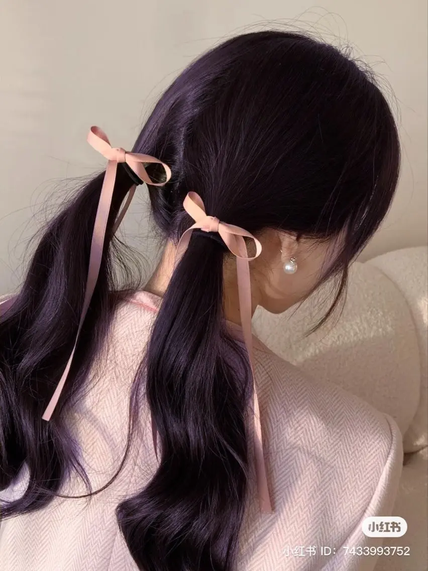 ロング カラー ラベンダーカラー ラベンダー💜 グレージュ🩶のヘアスタイル