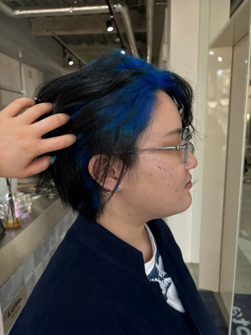 ミディアム カラー ヘアカラー デザインカラー /rioのヘアスタイル