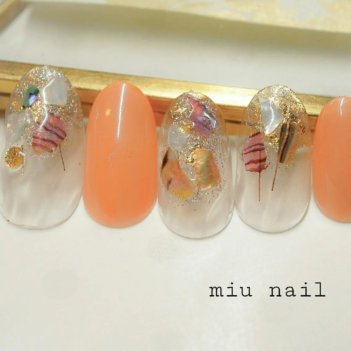 ネイル アートネイル クリアネイル MIU nailのネイルデザイン