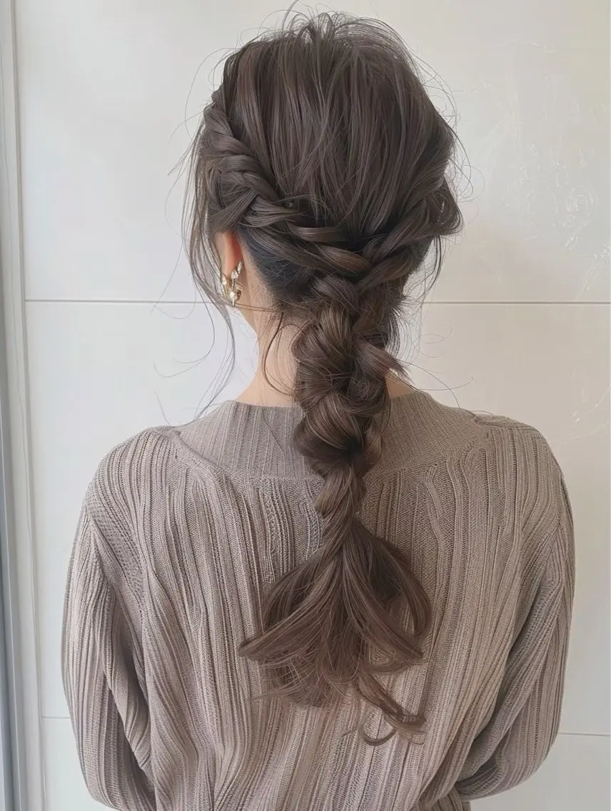 ヘアアレンジ ヘアセット RYONA/大阪/ 韓国風レイヤー🎀のマツエク・マツパデザイン