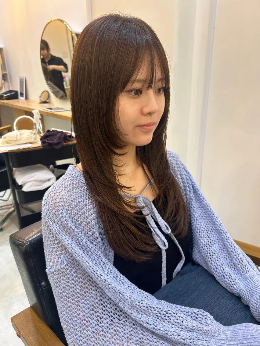 ロング カット CARICIA 白木 由里加/新栄のヘアスタイル