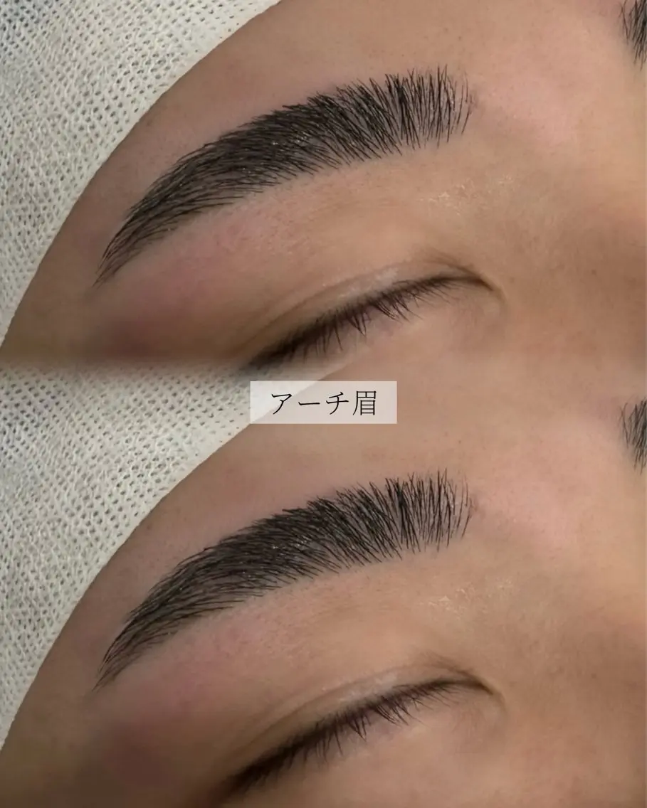 眉毛アイブロウWAXスタイリング+こめかみWAXの写真