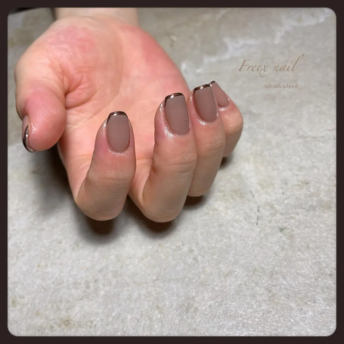 ネイル フレンチネイル ハンドネイル ハンドケア freex nail /ニュアンス/個性派のネイルデザイン