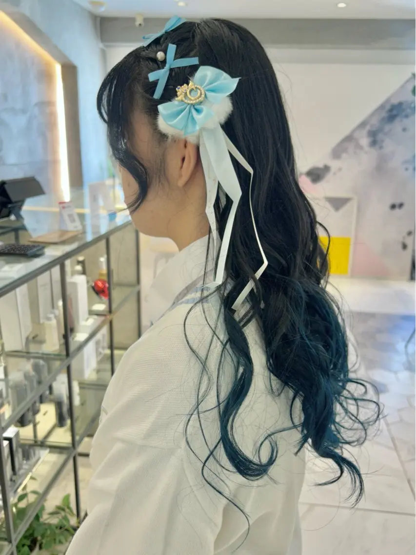 ヘアアレンジ ヘアセット 🎀ヘアセット透明感 /REINA🎀のヘアスタイル