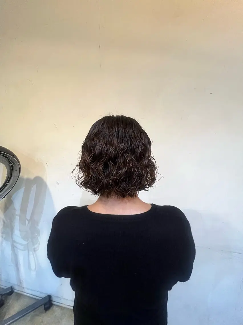 パーマ パーマ トリートメント 松原 樹里のヘアスタイル