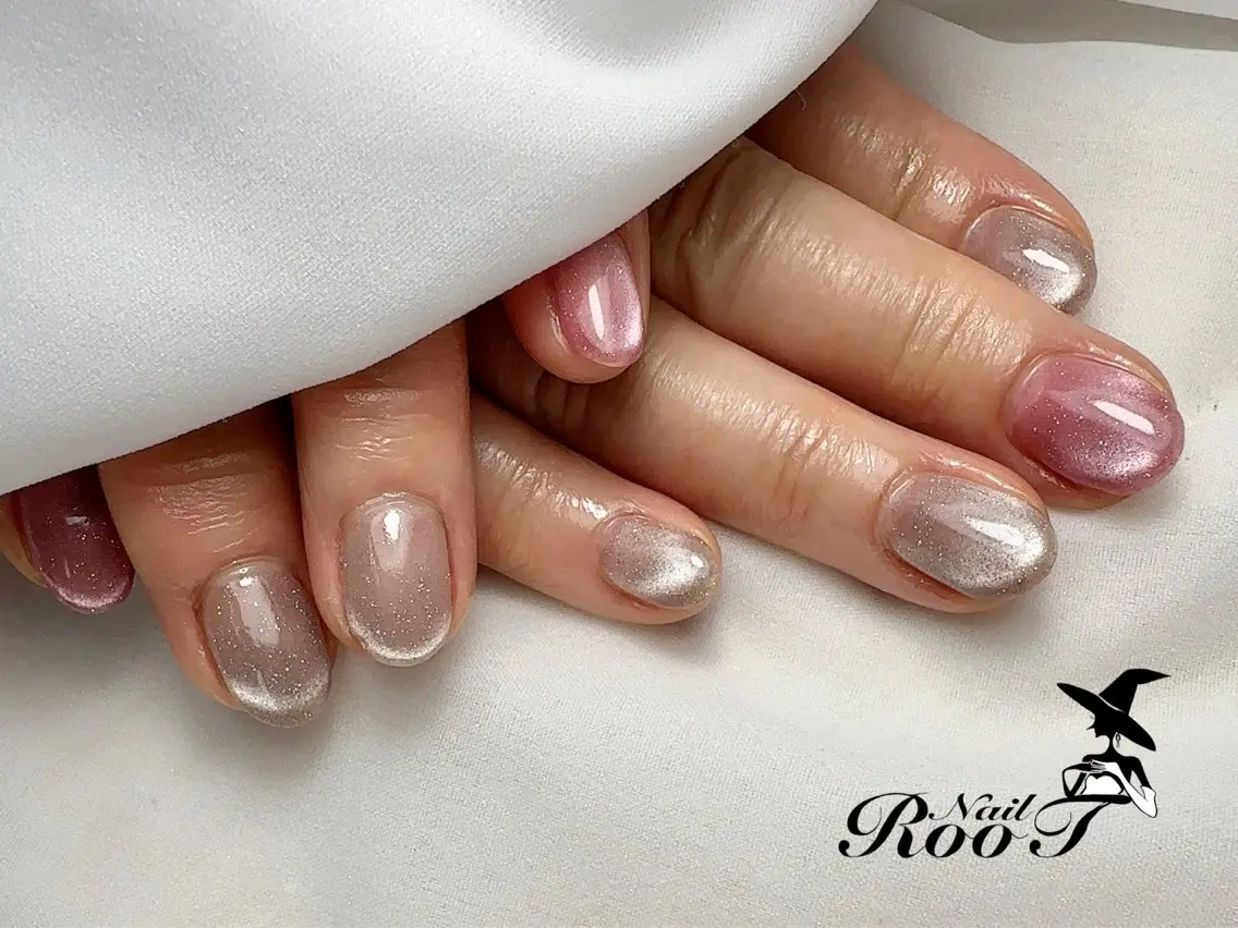 ネイル フラッシュネイル マグネットネイル ハンドネイル RooT Nailのネイルデザイン