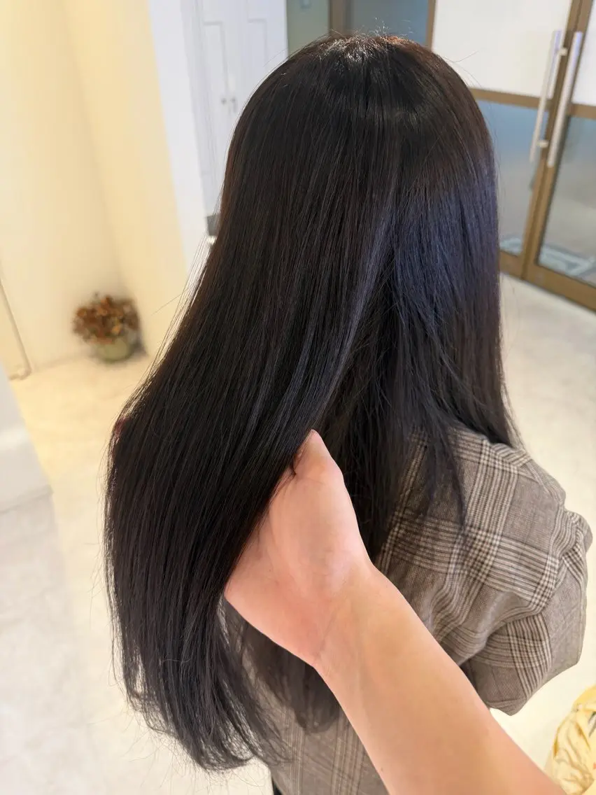 セミロング 髪質改善 トリートメント 髪質改善|レイヤー| 三宅星哉のヘアスタイル