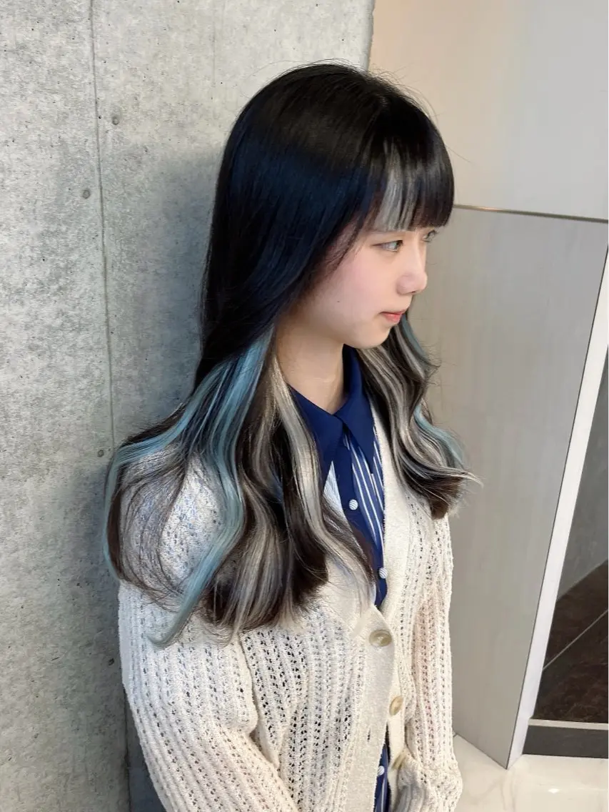 ロング りおな/髪質改善/ カラー /平尾のヘアスタイル