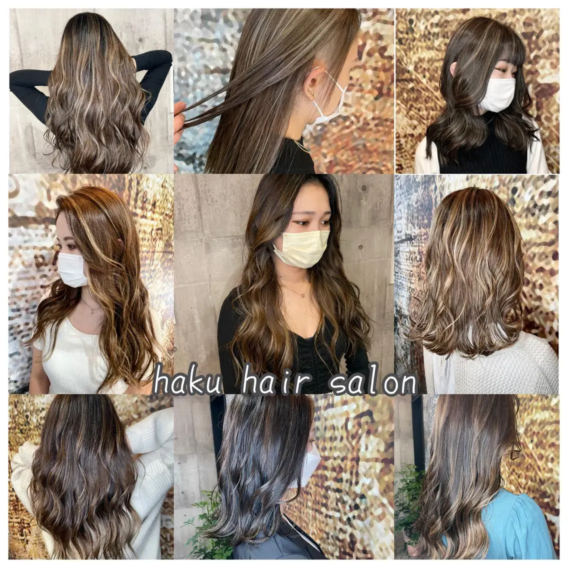 ロング カラー ハイライトカラー ハイライト カット ヘアカラー トリートメント レイヤーカット匠 イソザキノリユキのヘアスタイル