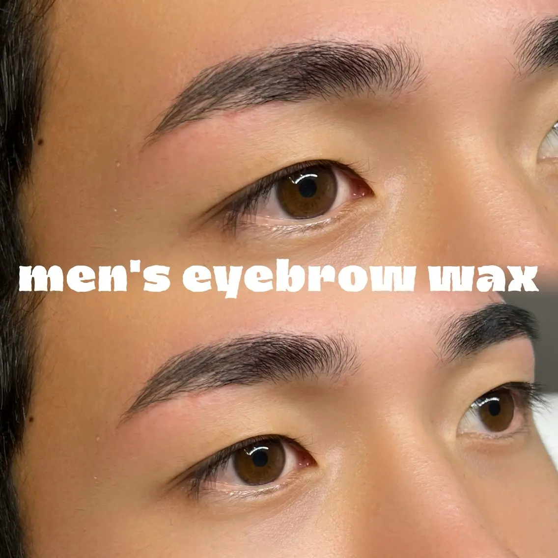 メンズ アイブロウ ワックス脱毛 眉カット eyelashenu YUNAのマツエク・マツパデザイン