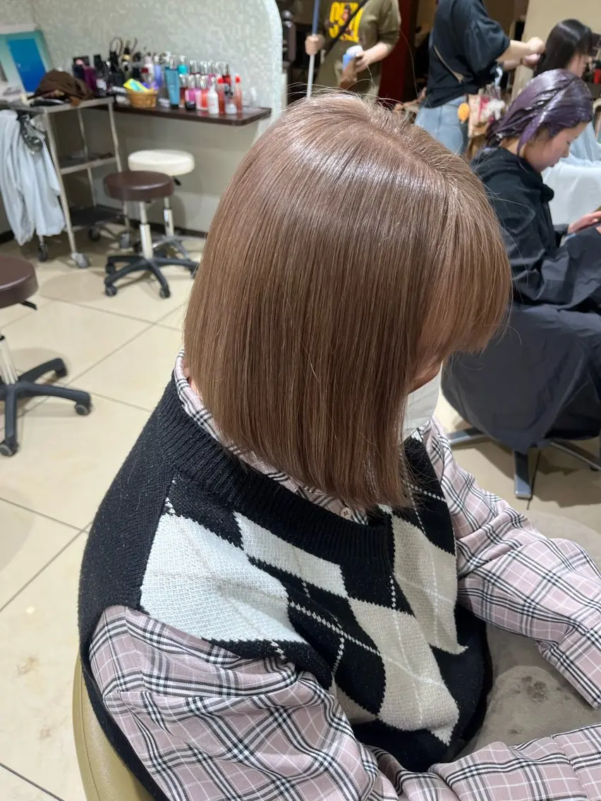 ミディアム 八重樫 夢愛のヘアスタイル