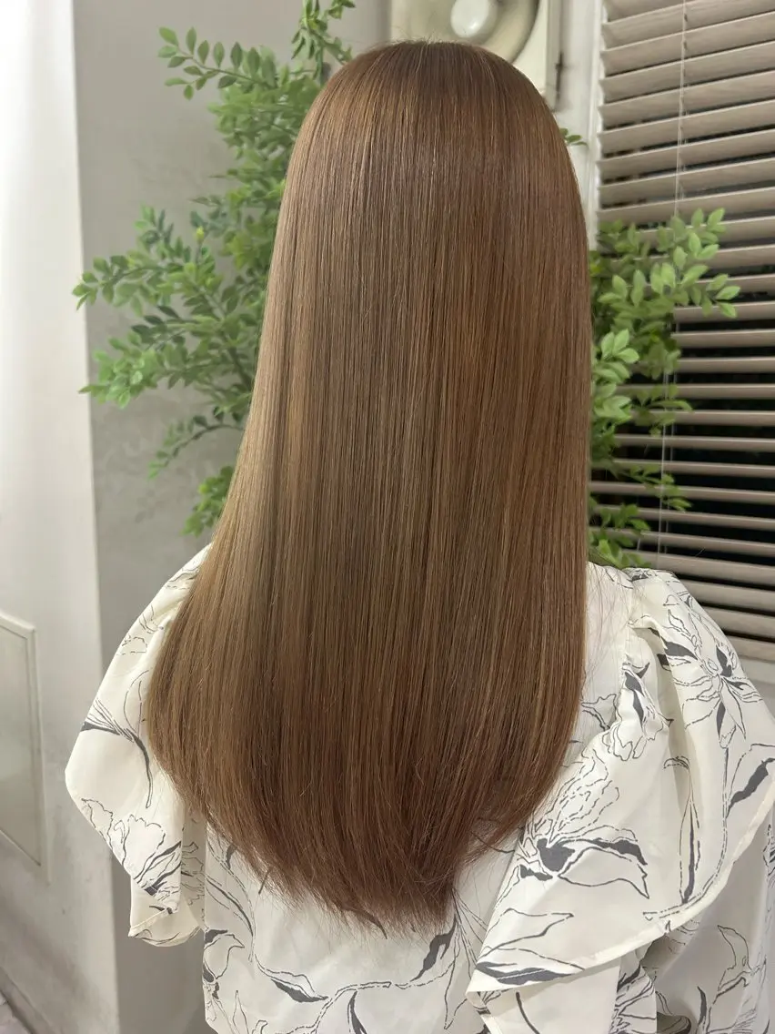 ロング カラー ヘアカラー トリートメント ヘアセット 💙まこと💙艶 カラー(Rico)のヘアスタイル