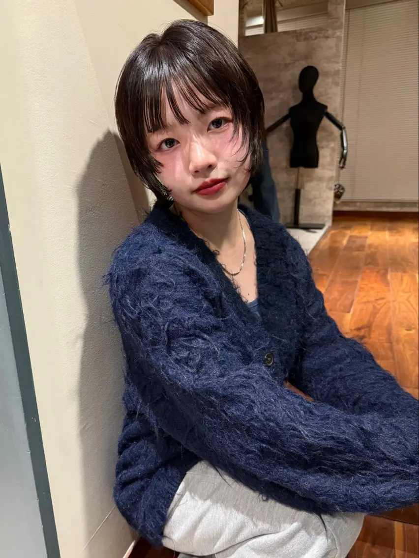ショート カラー カット ヘアカラー トリートメント mai / linoah˚✧のヘアスタイル