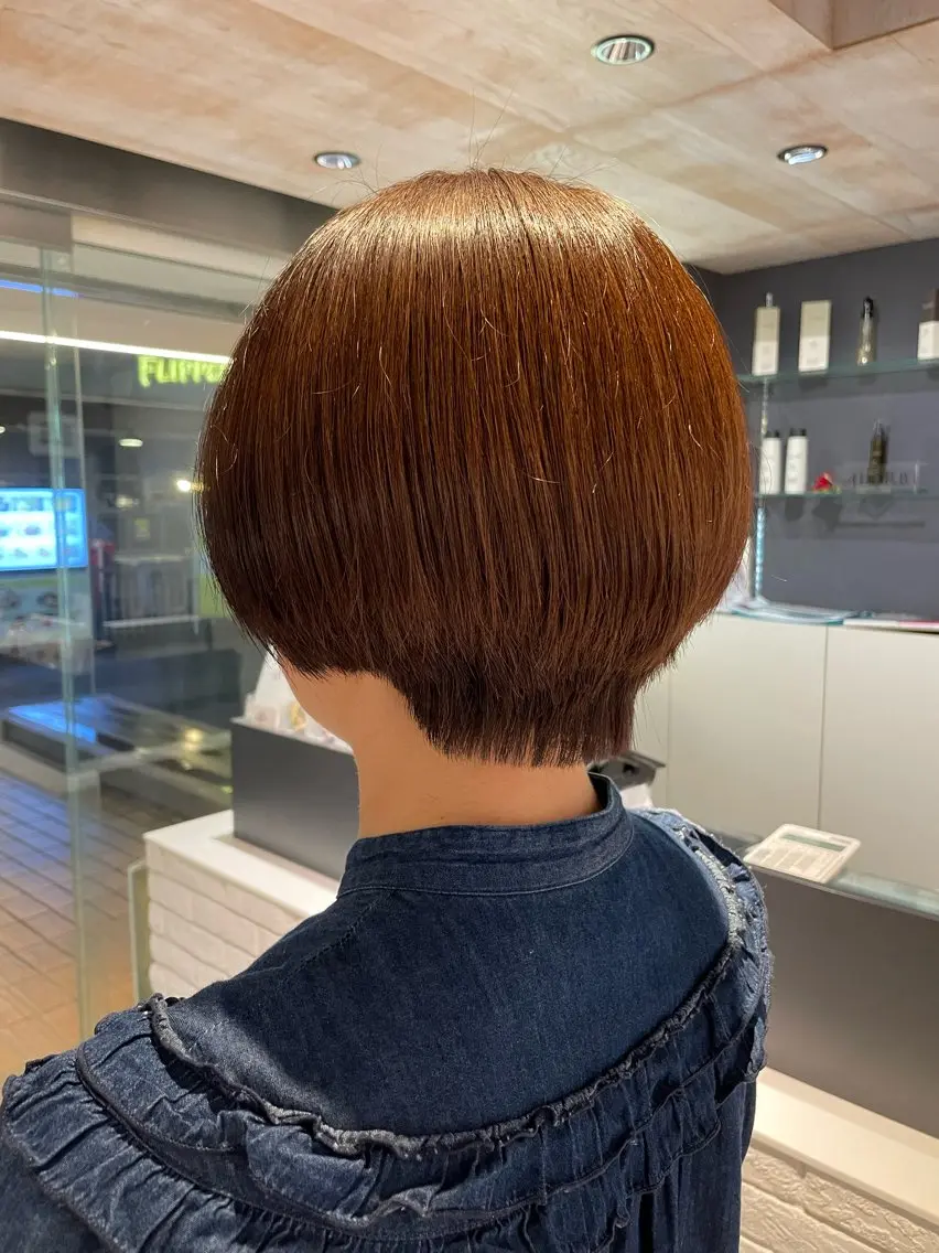 ショート 丸みショート ショートヘア 小野寺 もものヘアスタイル