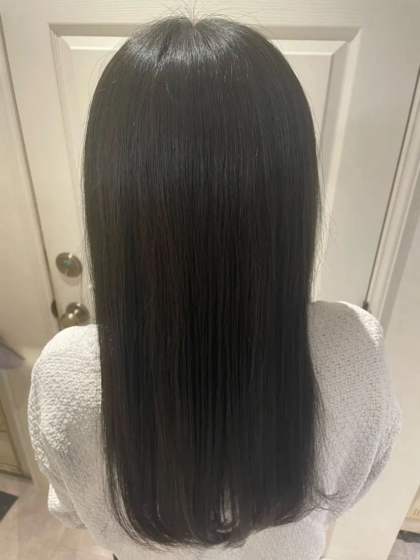 セミロング カラー カット 柳井 準平のヘアスタイル