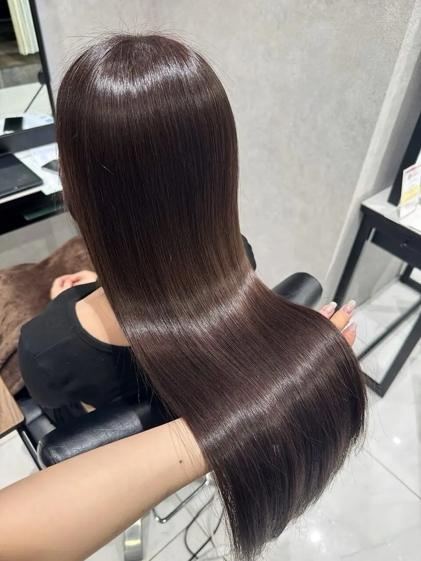 ロング 髪質改善 トリートメント その他 もえ🪽🫧縮毛矯正 /カラー/ヘアアレのヘアスタイル