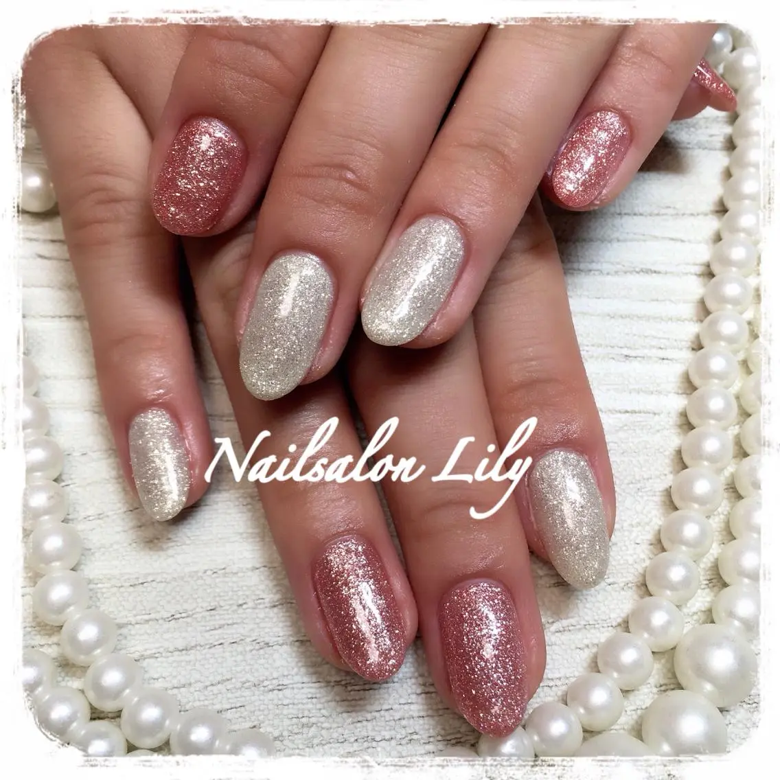 ネイル ラメ(グリッター) Lily*nail 🌻Mii🌻のネイルデザイン