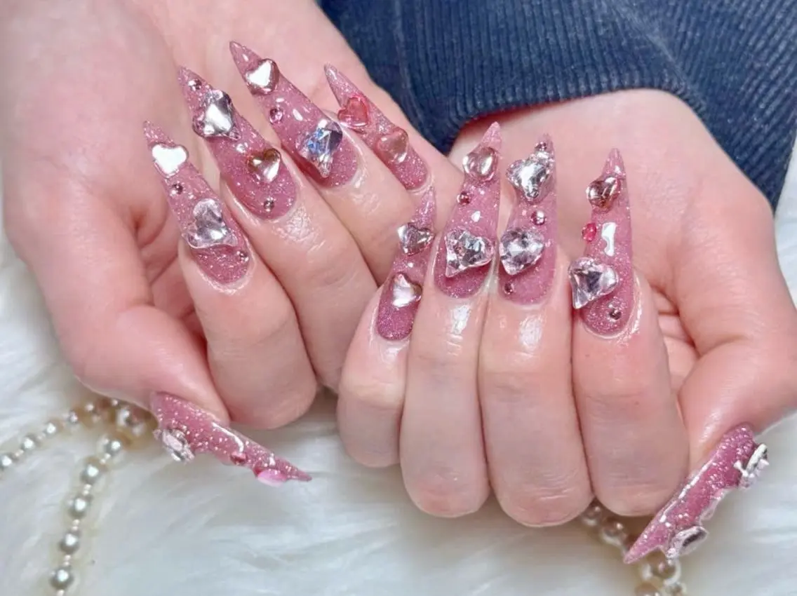 ネイル 長さ出し フットネイル ジェルネイル 韓国ネイル マグネットネイル ハンドネイル YMT NailStudioのネイルデザイン