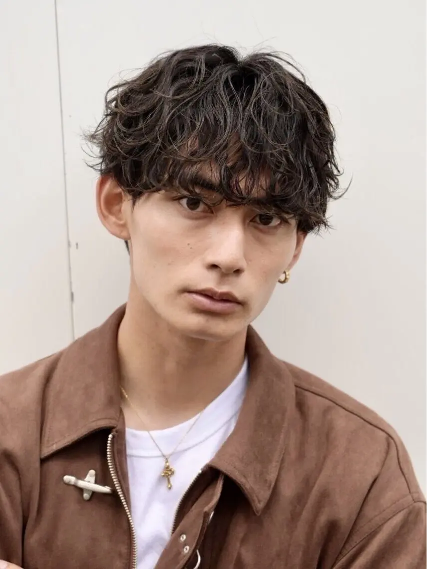 パーマ ヘアアレンジ メンズ メンズパーマ スパイラルパーマ カット パーマ (メンズ特化) AKIのヘアスタイル