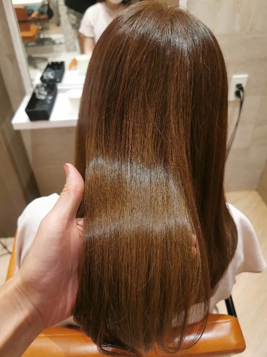 ミディアム カラー ベージュカラー 黒髪 イルミナカラー ボブ 髪質改善 ★YUKI ★のヘアスタイル