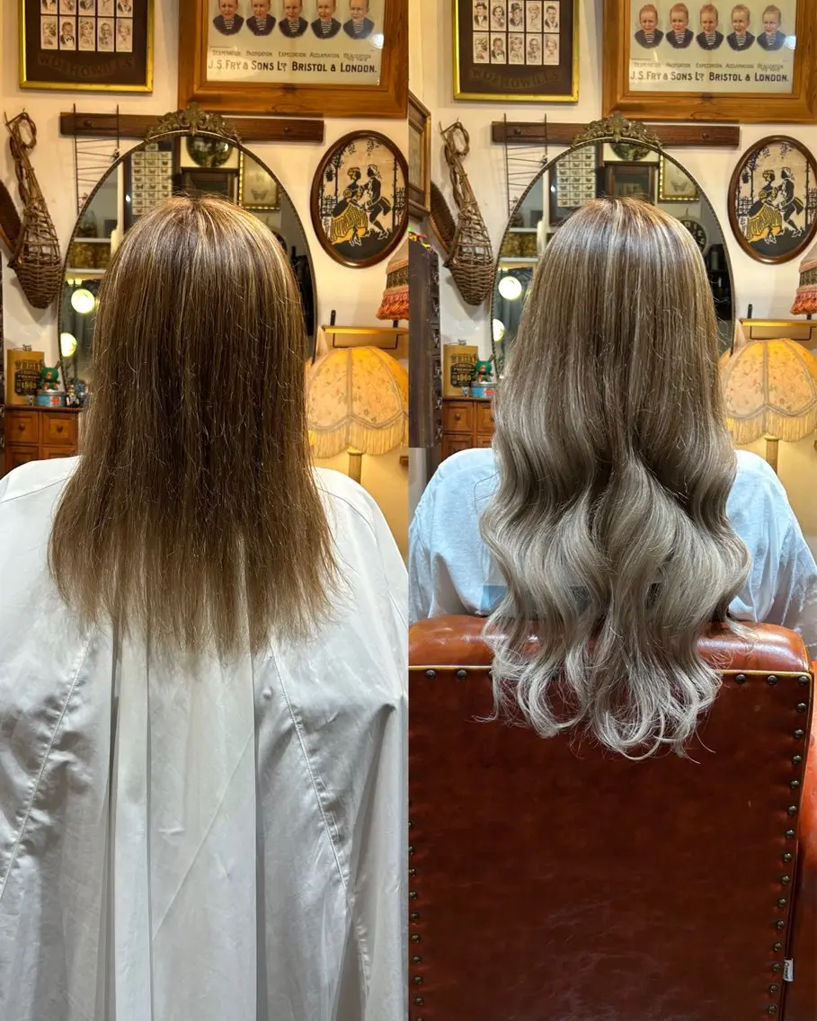 カラー ハイライトカラー ハイトーンカラー カット ヘアカラー エクステ BRITS 渡辺 菜々子のヘアスタイル