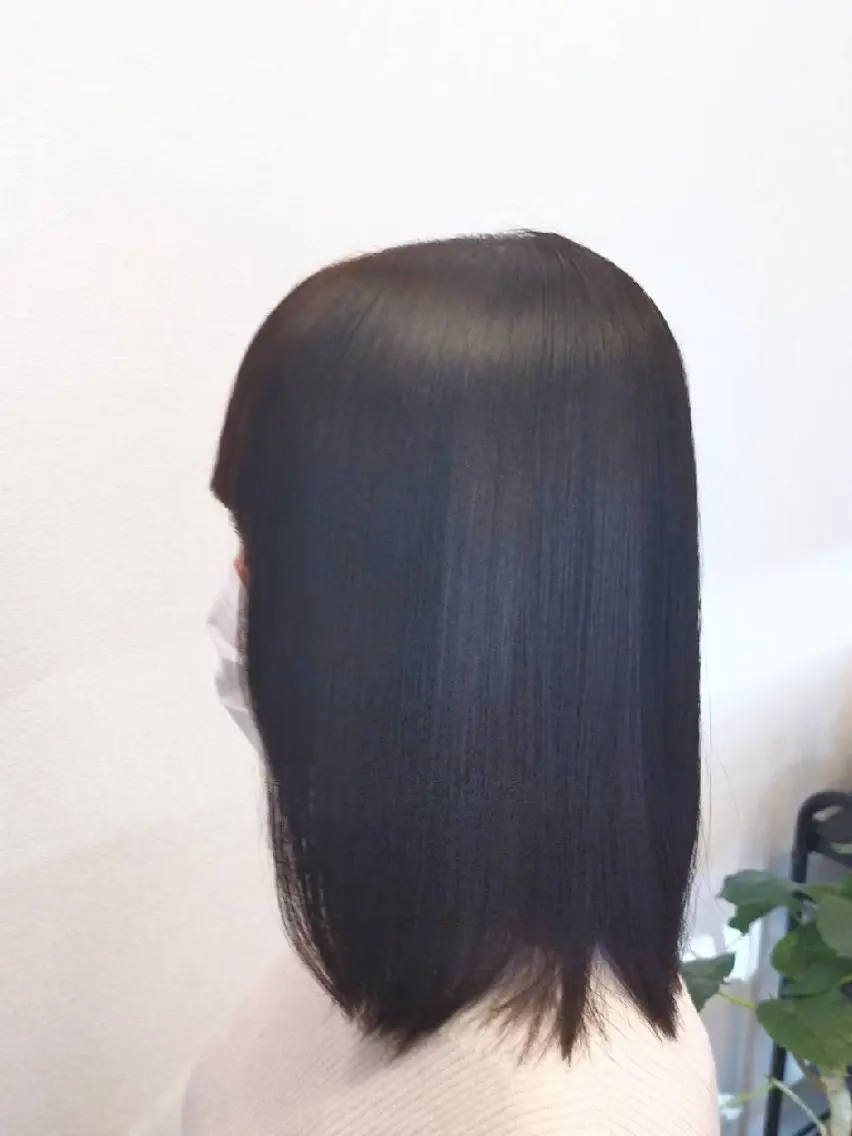 セミロング 縮毛矯正 トリートメント トータル   ビューティー アイズのヘアスタイル
