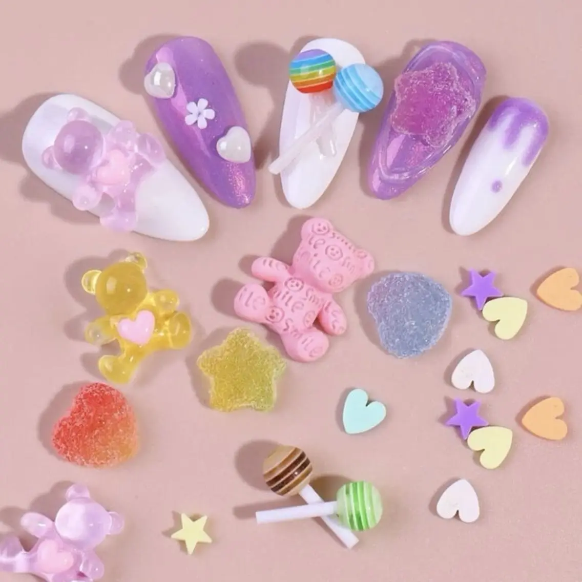 ネイル 韓国ネイル ぷっくりネイル ハンドネイル ネイリスト ゆかのネイルデザイン