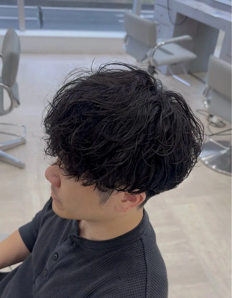 ショート パーマ メンズ パーマ nao 𝜗𝜚のヘアスタイル
