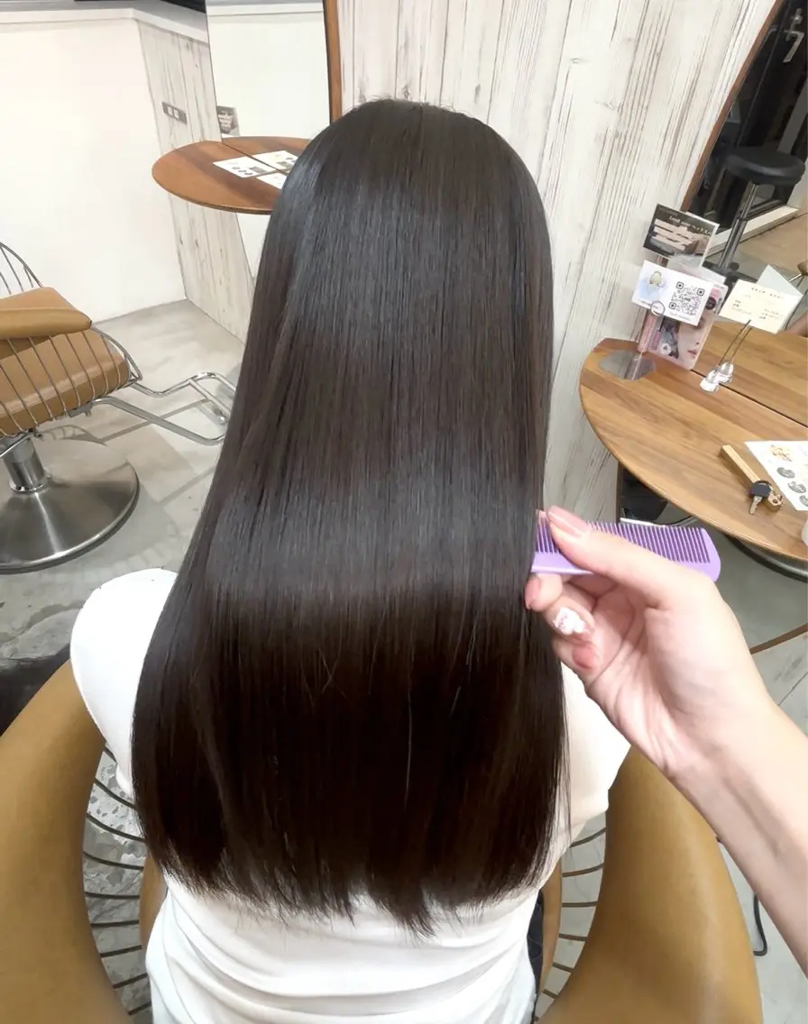 ロング カラー 縮毛矯正 ️🫧️韓国ヘア🫧 ボブ🎈/RUIのヘアスタイル